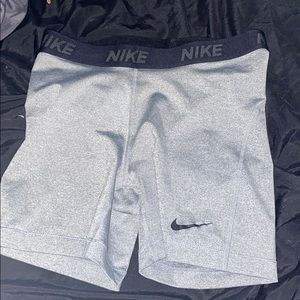 gray nike spandex